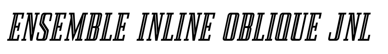 Ensemble Inline Oblique JNL
